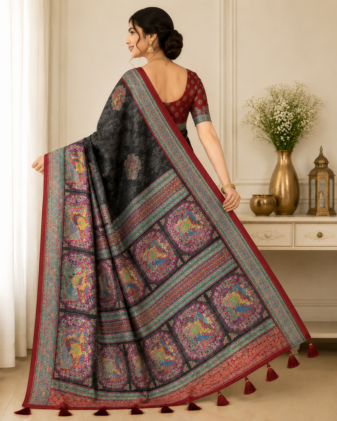 Rang Mahal Heritage Art Silk Tissue Saree