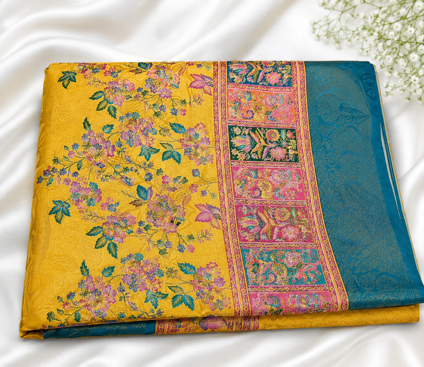 Blooming Sunshine Saree