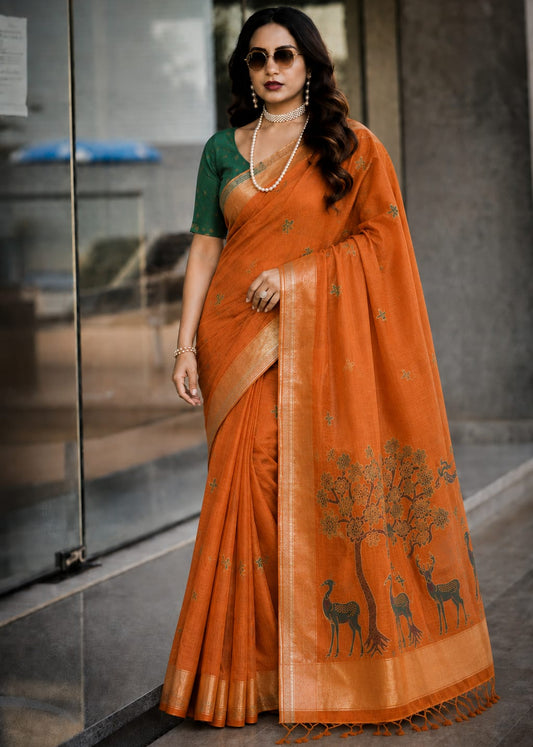 Nature's Canvas Saree