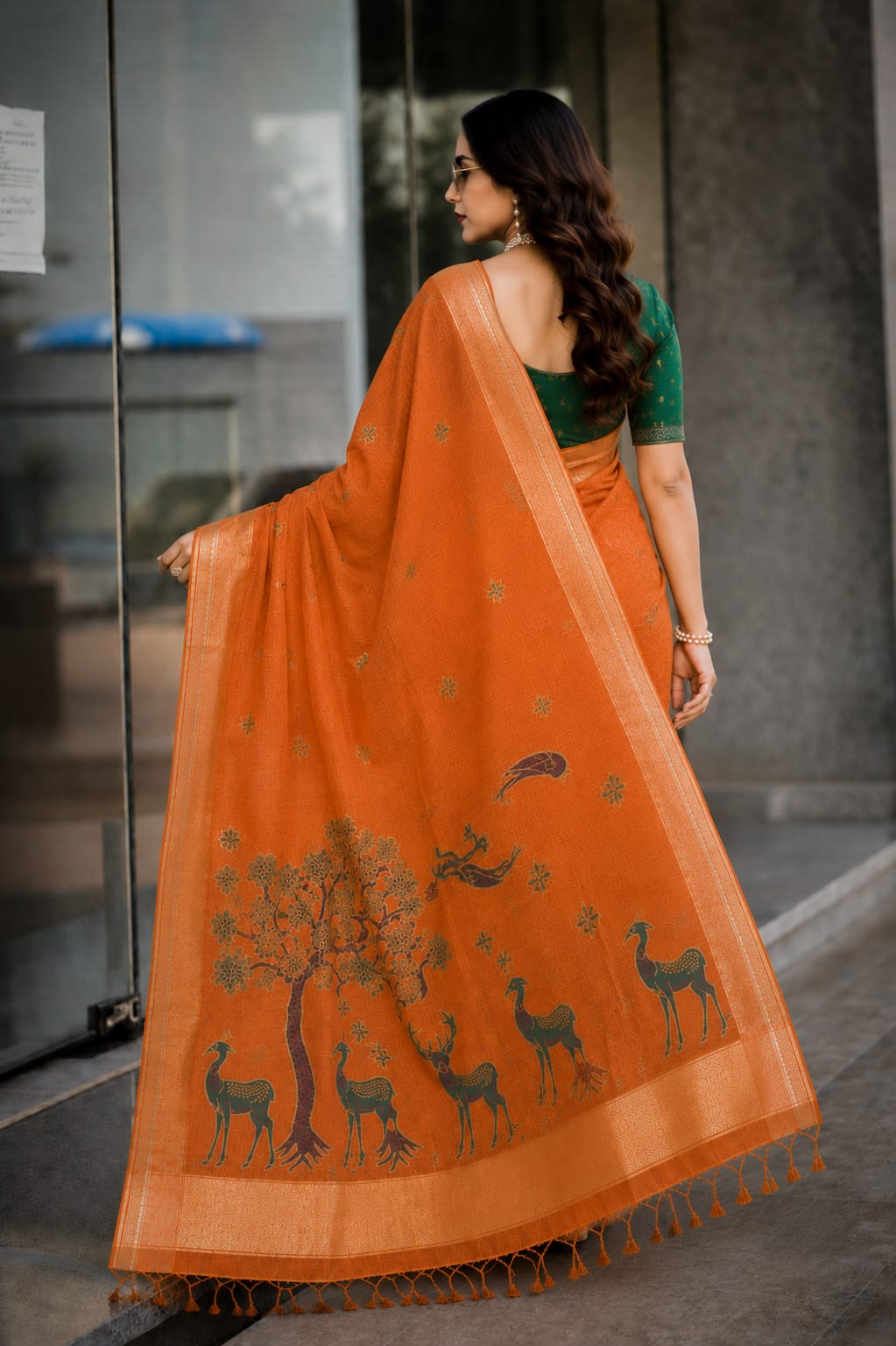 Nature's Canvas Saree