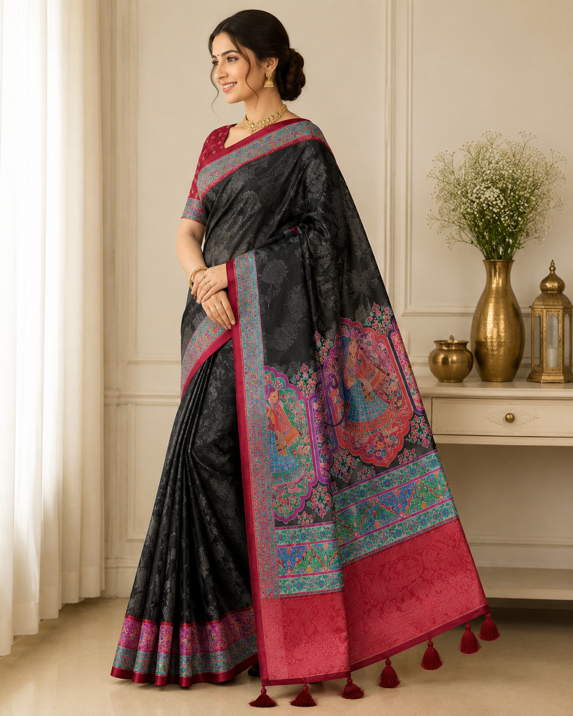 Rang Mahal Heritage Art Silk Tissue Saree